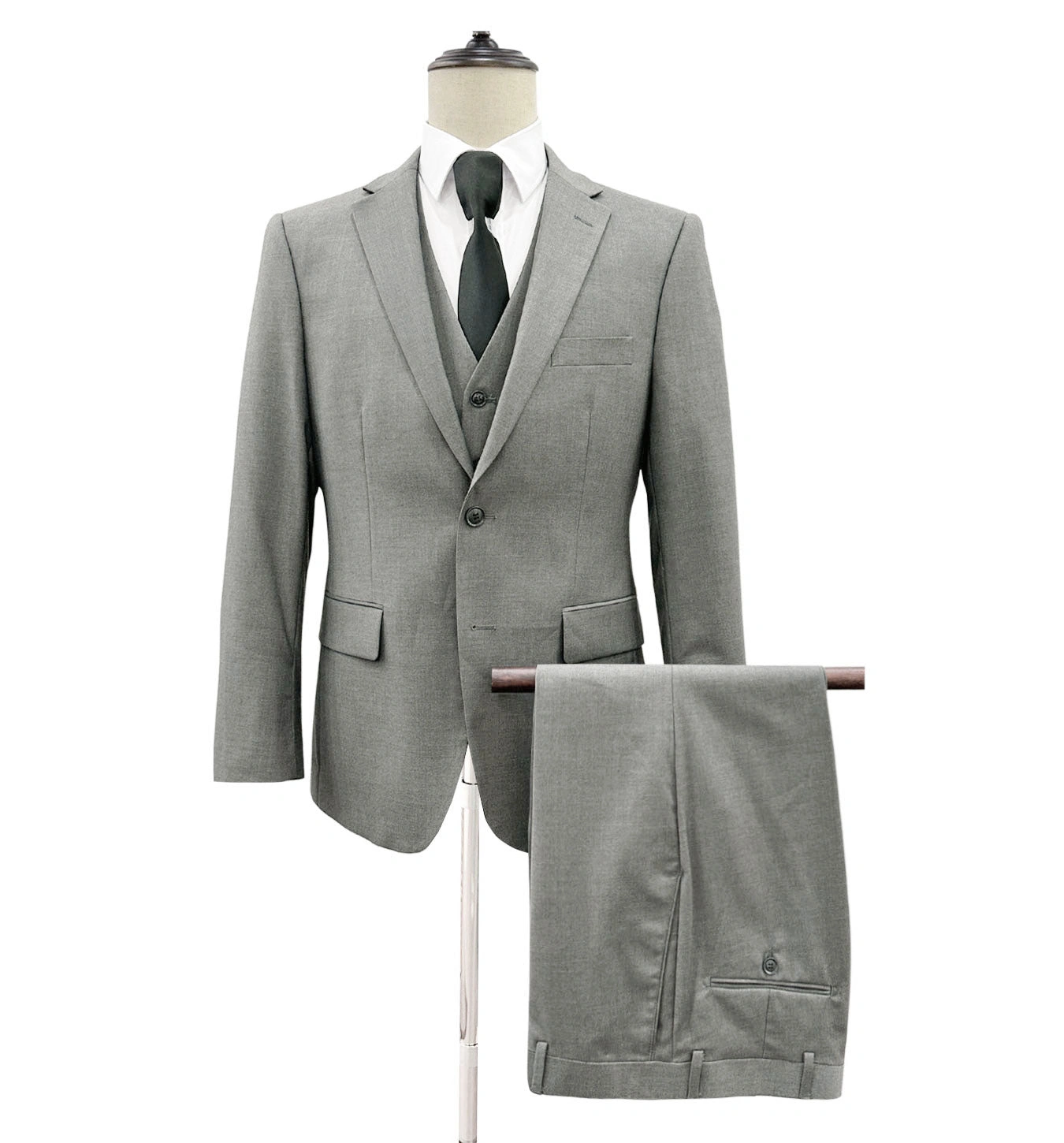 Abito Angelo Rossi Grigio: Eleganza Moderna con Gilet, Stile Italiano Irresistibile!
