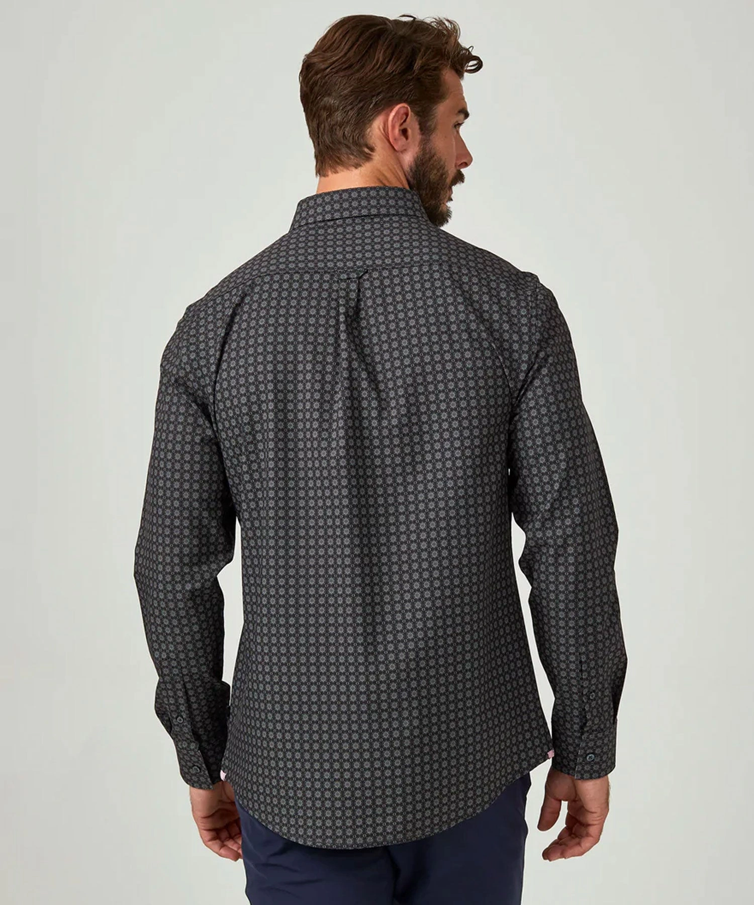 Camicia a maniche lunghe 7 Diamonds Meknes Nera: Eleganza senza tempo, puro stile italiano!